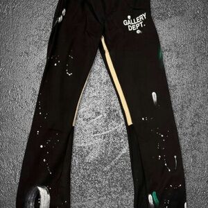 Gallery Black and Cream Kids Joggers